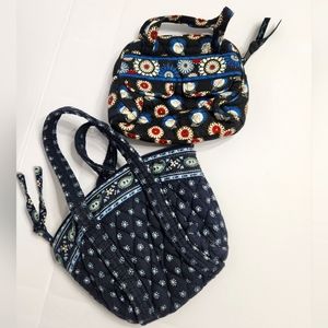 2pcs Vera Bradley Floral Paisley Mini Purse Handbag